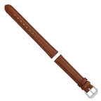 Havana Lizard-Grain Leather Watch Band, 15mm - Sophia Jewelers
