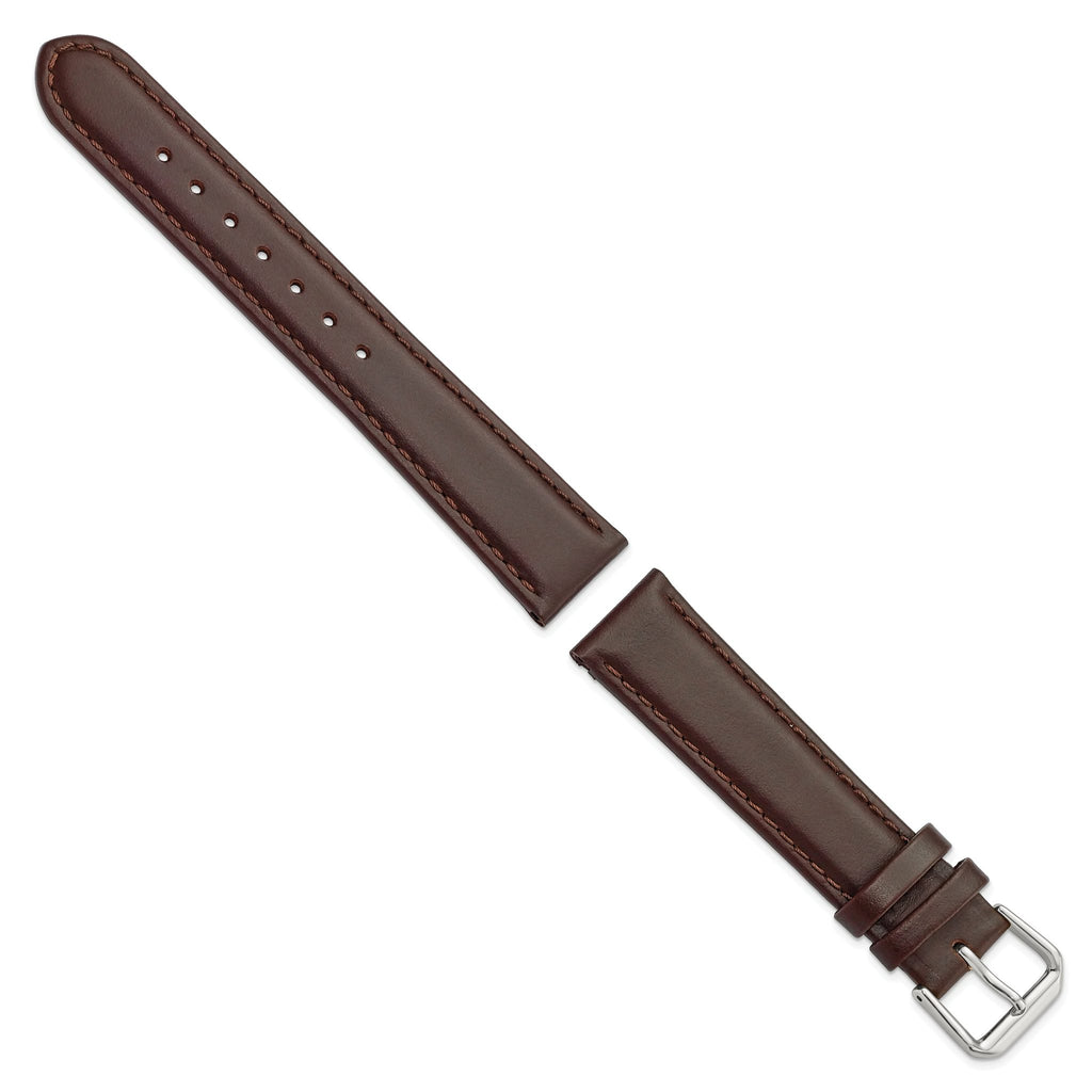 Dark Watch Band in Leather - Sophia Jewelers