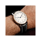 Black Oil-Tanned Watch Band in Leather - Sophia Jewelers