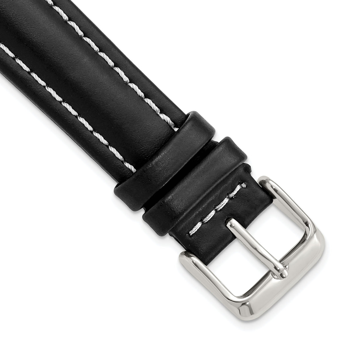 Black Oil-Tanned Watch Band in Leather - Sophia Jewelers