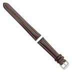 DeBeer Brown Dark Watch Band in Leather - Sophia Jewelers