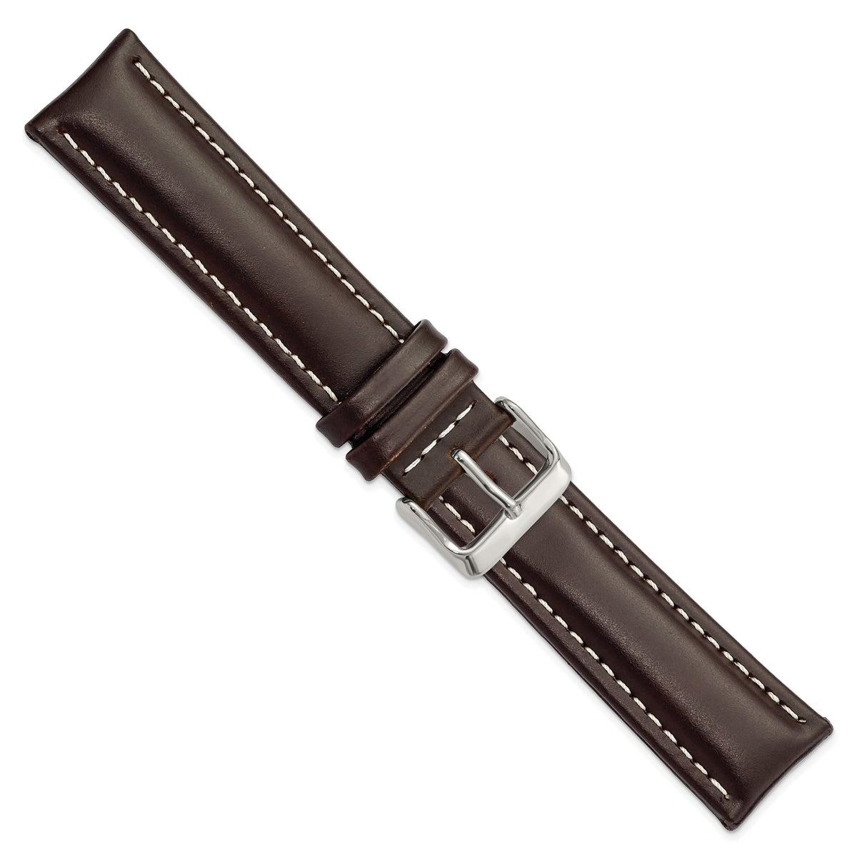 Dark Brown Oil-Tanned Watch Band in Leather - Sophia Jewelers