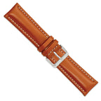 Saddle Brown Oil-Tanned Leather Watch Band, 24mm - Sophia Jewelers