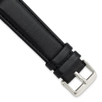 Black Glove Leather Watch Band in 24mm with Panerai-Style Buckle