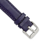Navy Glove Leather Watch Band with Panerai-Style Buckle, 19mm