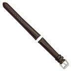Teju Lizard Grain Leather Watch Band in Brown, 14mm - Sophia Jewelers