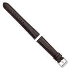 Teju Lizard Grain Leather Watch Band in Brown, 14mm - Sophia Jewelers