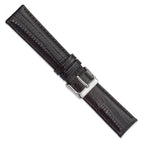 Teju Lizard Grain Leather Watch Band in Brown, 14mm - Sophia Jewelers