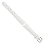 Teju Lizard Grain Leather Watch Band in White, 22mm - Sophia Jewelers