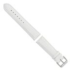 Teju Lizard Grain Leather Watch Band in White, 22mm - Sophia Jewelers