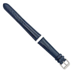 Navy Teju Lizard Grain Leather Watch Band, 14mm - Sophia Jewelers