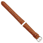 Havana Alligator-Grain Leather Watch Band, 12mm - Sophia Jewelers