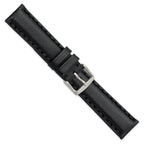 Oil Black Watch Band in Leather, Matte - Sophia Jewelers