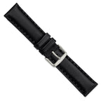 Oil Black Watch Band in Leather, Matte - Sophia Jewelers