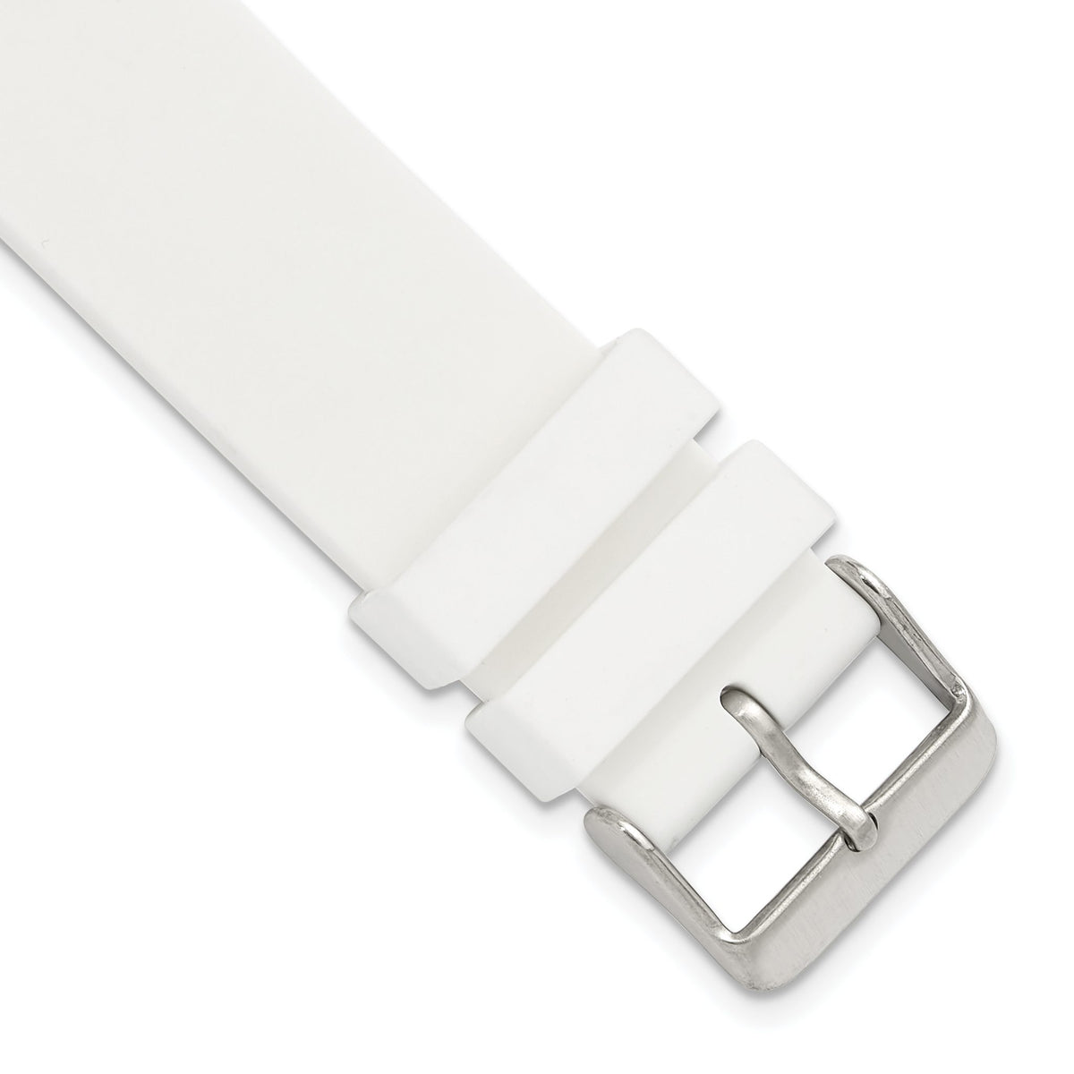DeBeer Watch Band in Silicone Rubber, Brushed - Sophia Jewelers Main image
