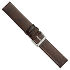 Italian Calfskin Watch Band in Dark Brown, 20mm - Sophia Jewelers