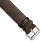 Italian Calfskin Watch Band in Dark Brown, 20mm