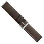 Italian Calfskin Watch Band in Dark Brown, 20mm - Sophia Jewelers