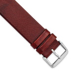 Havana Italian Calfskin Watch Band in Silver-Tone Buckle, 18mm