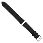 Black Nylon Canvas Watch Band in Fabric - Sophia Jewelers