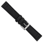 Black Nylon Canvas Watch Band in Fabric - Sophia Jewelers