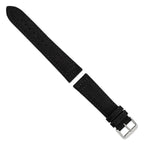 Black Nylon Canvas Watch Band in Fabric - Sophia Jewelers