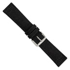 Black Nylon Canvas Watch Band in Fabric - Sophia Jewelers