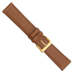 Havana Brown Calf Leather Watch Band, 19mm - Sophia Jewelers