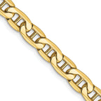 14K Yellow Gold Anchor Chain Necklace 5.5mm