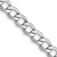 5.25mm 14K White Gold Curb Chain - Sophia Jewelers