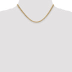 3.35mm 14K Yellow Gold Curb Chain - Sophia Jewelers