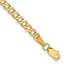 14K Yellow Gold Curb Chain Necklace 3.35mm