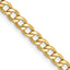 3.35mm 14K Yellow Gold Curb Chain - Sophia Jewelers