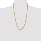 14K 26 inch 5.25mm Semi-Solid Curb with Lobster Clasp Chain