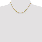 2.0mm 14K Yellow Gold 3-Wire Wheat Chain - Sophia Jewelers
