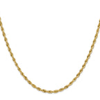 3.0mm 14K Yellow Gold Rope Chain - Sophia Jewelers