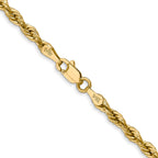 3.0mm 14K Yellow Gold Rope Chain - Sophia Jewelers