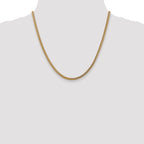 3.0mm 14K Yellow Gold Franco Chain - Sophia Jewelers