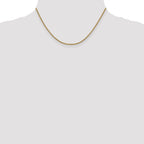 14K Yellow Gold Box Chain Necklace 1.5mm - Sophia Jewelers