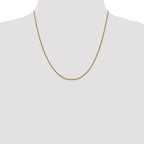 14K Yellow Gold Box Chain Necklace 1.5mm - Sophia Jewelers