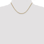 14K 16 inch 1.75mm Semi-Solid Round Box with Lobster Clasp Chain