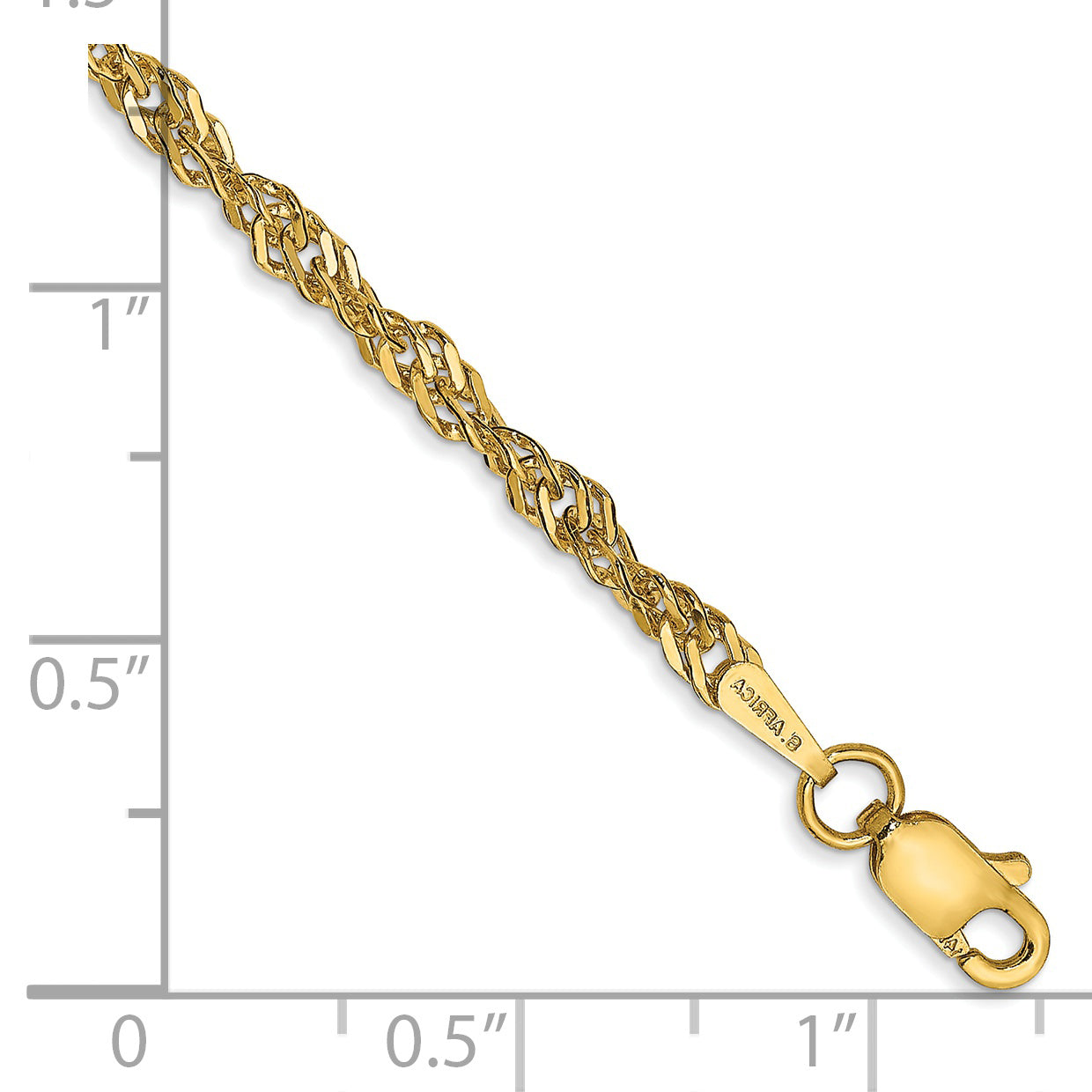 2.75mm 14K Yellow Gold Chain Chain - Sophia Jewelers