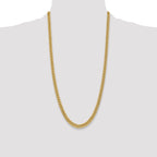 14K Yellow Gold Cuban Chain Necklace 6mm - Sophia Jewelers