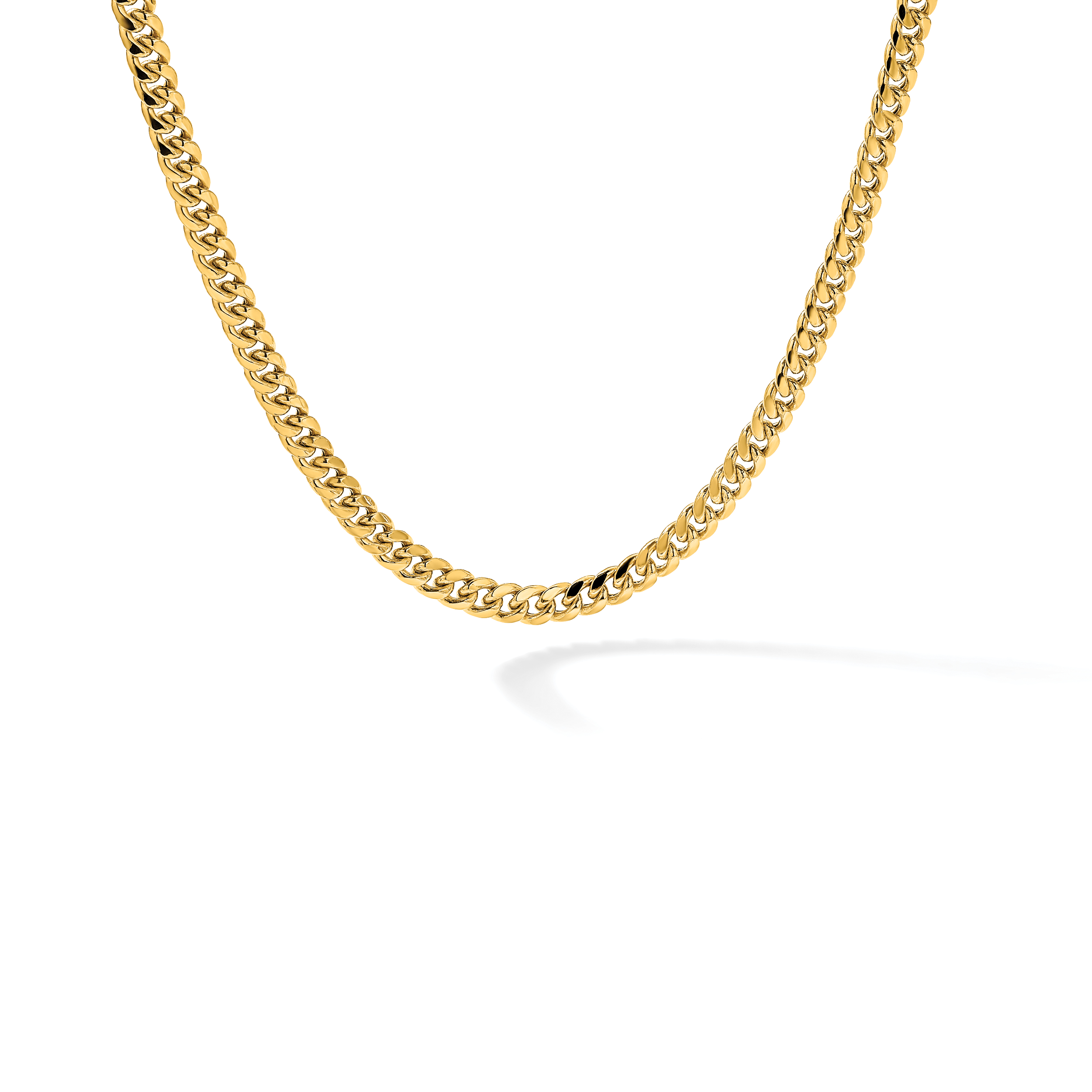 6.0mm 14K Yellow Gold Miami Cuban Link Chain - Sophia Jewelers