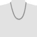 14k WG 9.3mm Semi-Solid Miami Cuban Chain