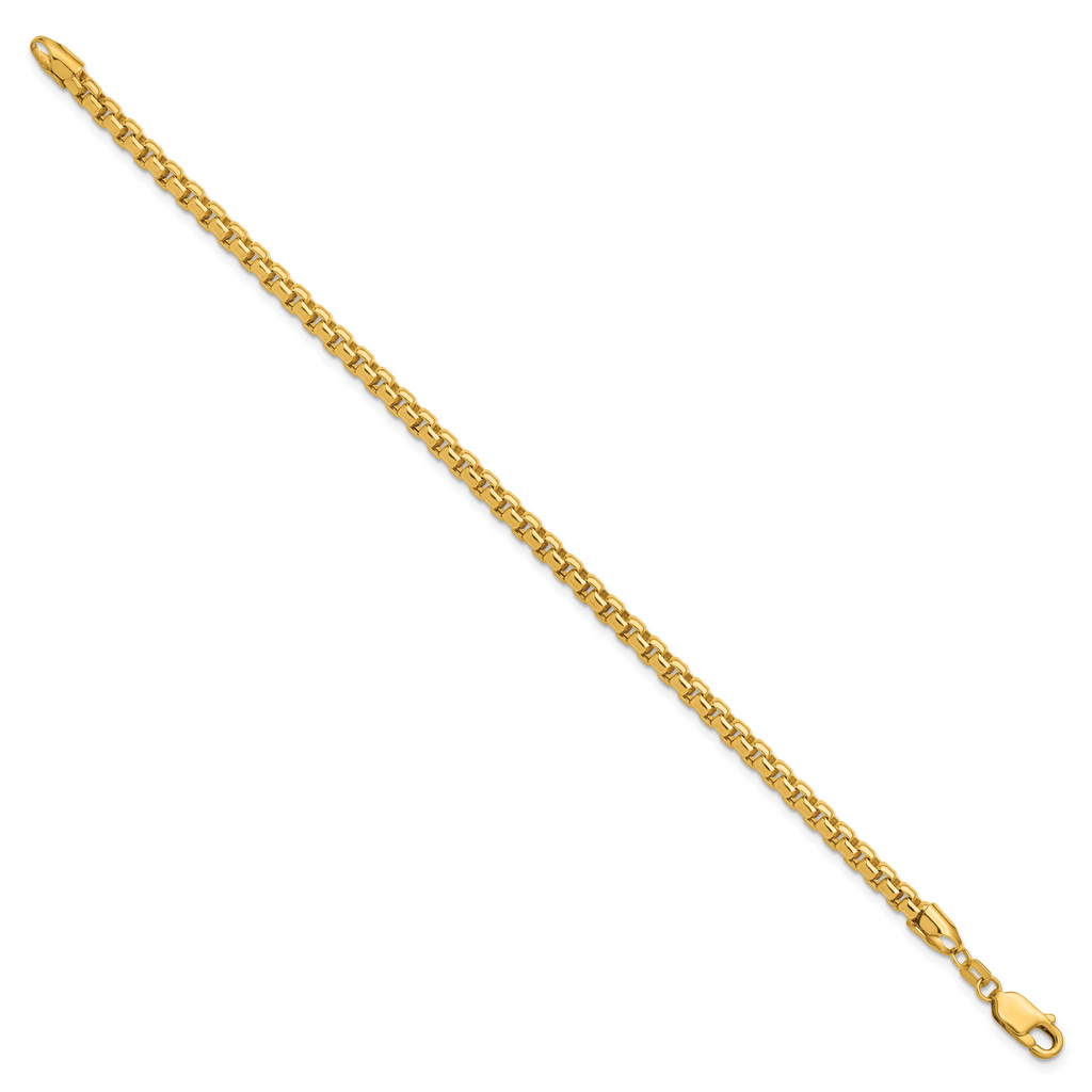 14K Yellow Gold Box Chain Necklace 3.6mm