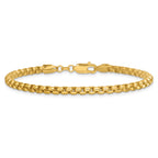 14K Yellow Gold Box Chain Necklace 3.6mm