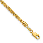 14K Yellow Gold Box Chain Necklace 3.6mm