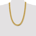 13.2mm 14K Yellow Gold Miami Cuban Link Chain - Sophia Jewelers