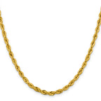 4.25mm 14K Yellow Gold Rope Chain - Sophia Jewelers